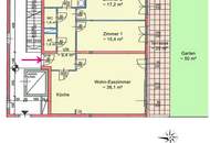Moderne, barrierefreie 3-Zimmer Gartenwohnung mit Tiefgarage im westlichen Speckgürtel von Wien