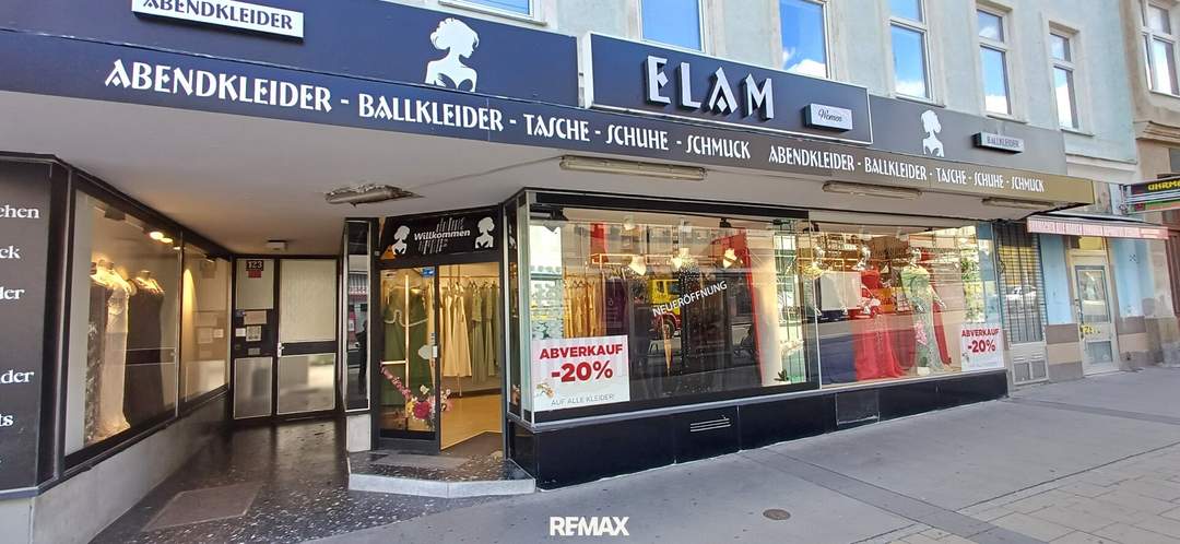 Geschäftslokal auf der Favoritenstraße