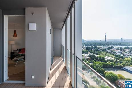 Urbanes Wohnen mit Rooftop Pool, Spa & Skylineblick – TOWER HOMES, Wohnung-miete, 735,00,€, 1220 Wien 22., Donaustadt