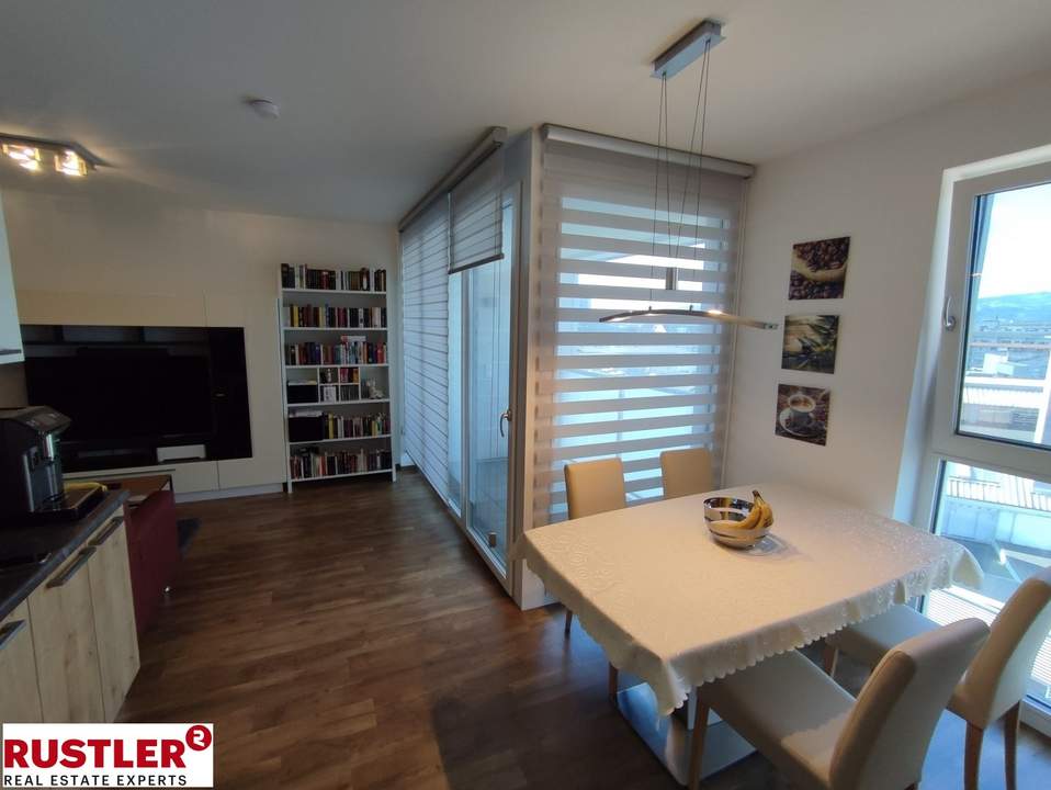 Mietwohnung, 2 Zimmer + Loggia, zentral und modern, in Linz Stadt