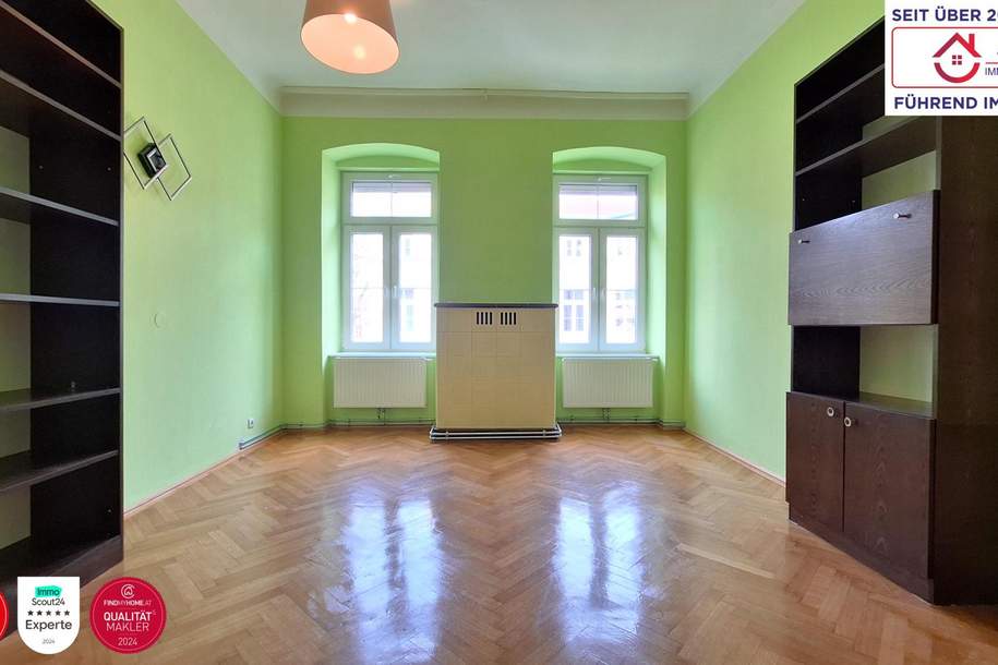 ☀️ Sonnige Altbau-Perle im Herzen des 7. Bezirks – ruhig gelegen &amp; perfekt geschnittene 2 Zimmer Wohnung ✨, Wohnung-kauf, 335.000,€, 1070 Wien 7., Neubau