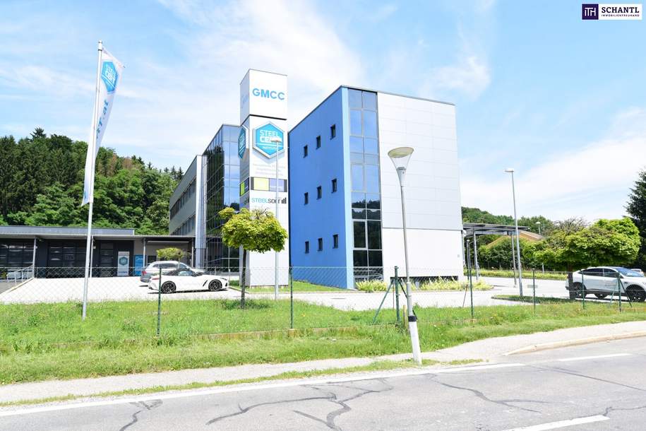 GRAZ/AUTAL: AUSGEZEICHNETE GEWERBEIMMOBILIE WENIGER ALS 10 MINUTEN VON GRAZ ENTFERNT: Exklusive Büro- und Geschäftsräumlichkeiten mit Top-Ausstattung, KFZ-Abstellplätze, E-Ladestationen &amp; Klimaanlage – Sofort verfügbar!, Gewerbeobjekt-miete, 9.973,88,€, 8301 Graz-Umgebung