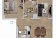 Einladende 3-Zimmer Wohnung im Grünen!