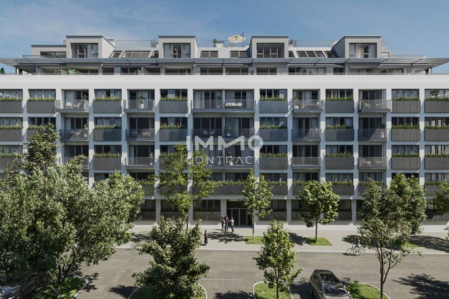 Schnäppchen Hit neben der U6 Burggasse: WOHNEN AM PARK - Urban &amp; Grün, Wohnung-kauf, 226.500,€, 1160 Wien 16., Ottakring