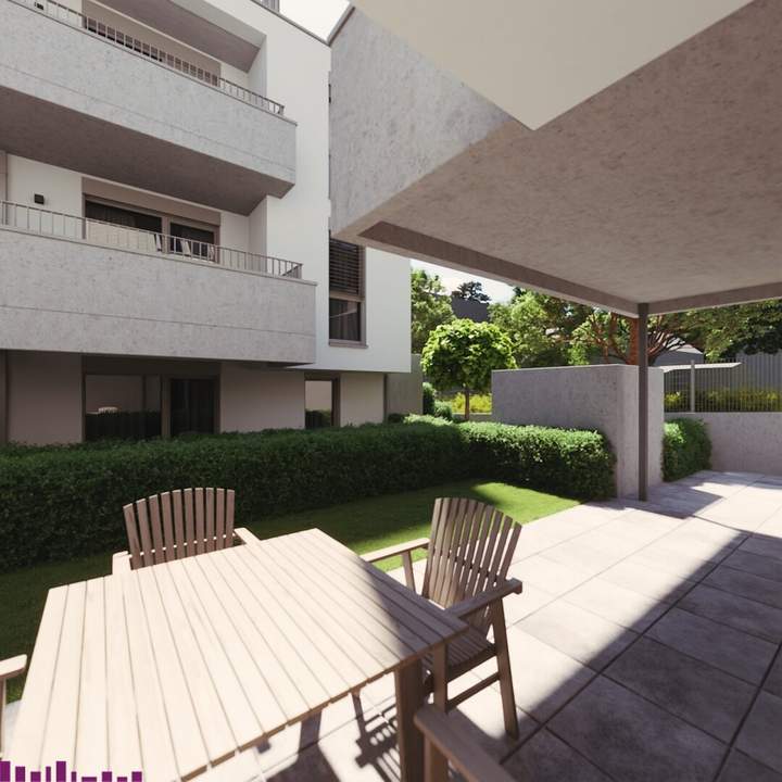 Abkühlen im hauseigenen Pool .... Ihre Traumwohnung mit Terrasse oder Garten und Fernblick Nähe Maurer Wald PROVISIONSFREI !!