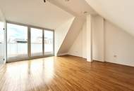 Stilvolle 2-Zimmer Dachgeschosswohnung mit Terrasse nahe Mariahilfer Straße (inkl. Heizkosten)