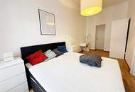 OPERNRING, STAATSOPER, klimatisierte 106 m2 Altbau, 3 Zimmer, Möblierung möglich, Extraküche, 2 Bäder, 4. Liftstock