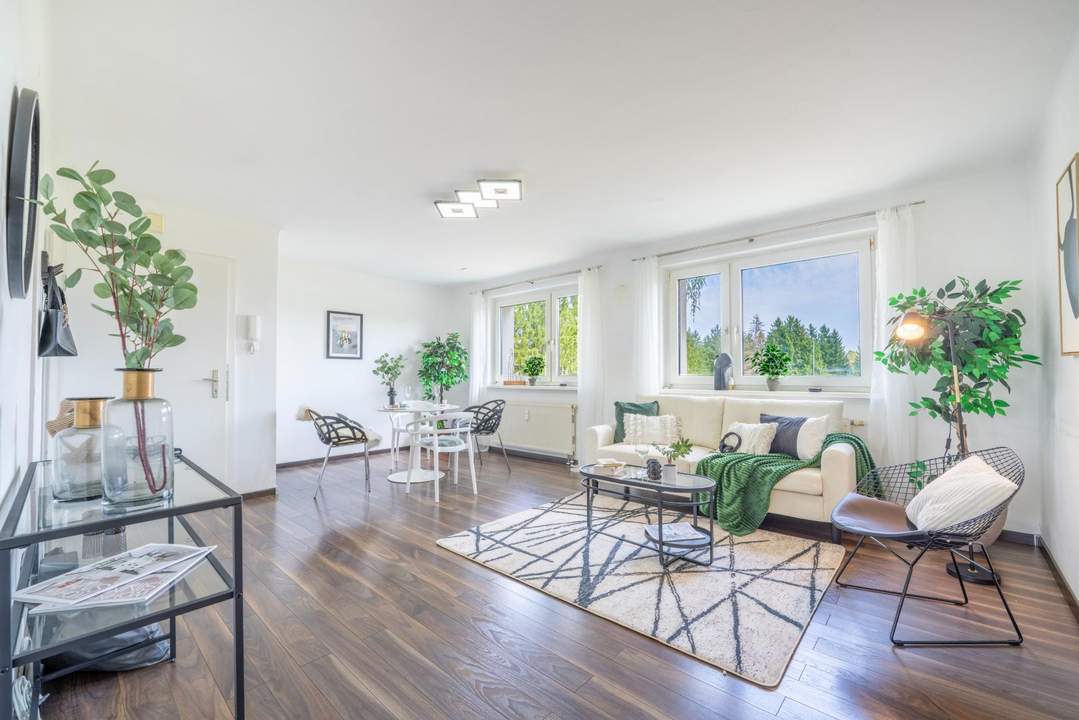 Ankommen & Aufatmen–3 Zimmer-Wohnung im Grünen nahe Salzburg