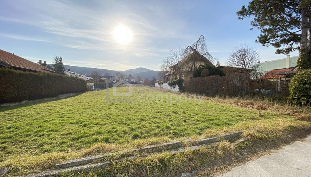 Exklusives Baugrundstück in Toplage – Weinberge & Waldidylle südlich von Wien