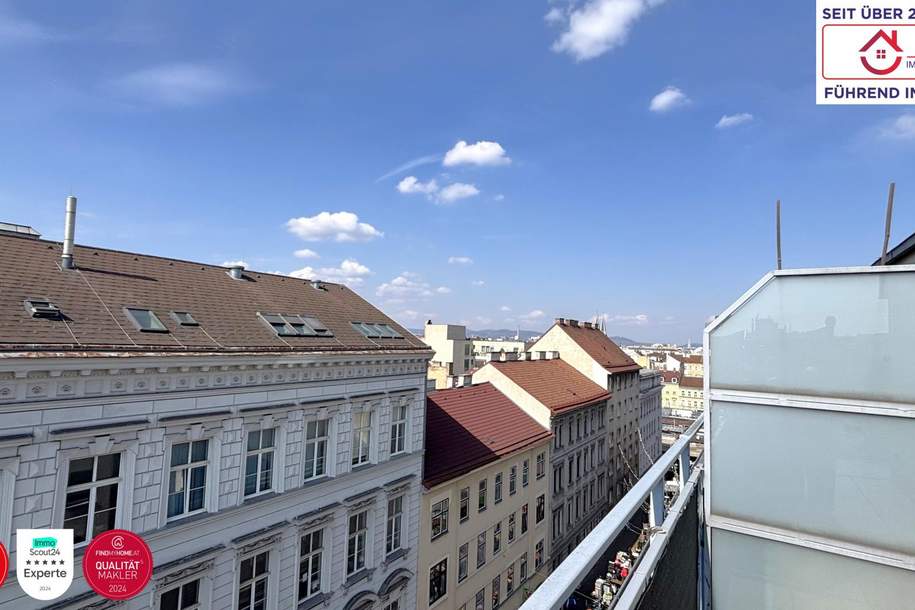Top Lage, Traumterrasse &amp; Blick auf Wien – Dachgeschosswohnung, die begeistert, Wohnung-kauf, 315.000,€, 1100 Wien 10., Favoriten