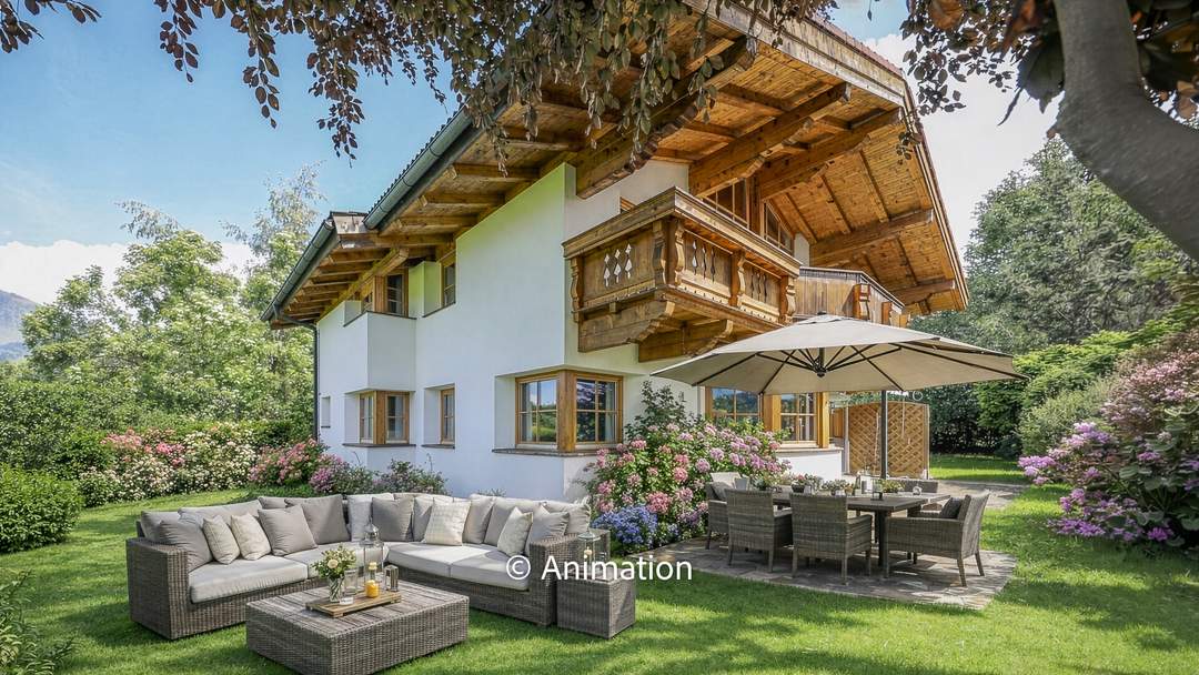 Großzügiges Landhaus mit Horn- und Kaiserblick