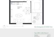 Moderne 2-Zimmer-Wohnung mit Freifläche - Wohnen in Grünlage!