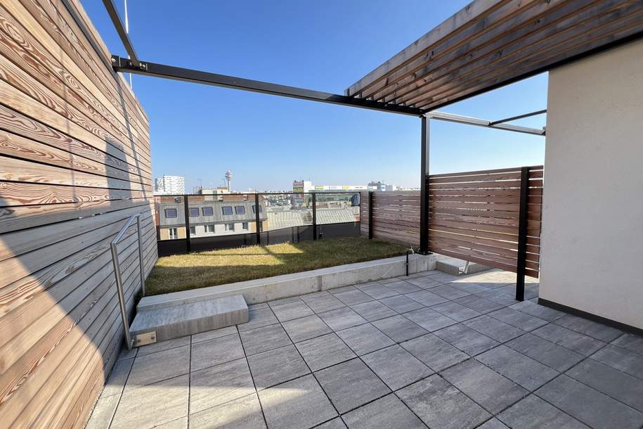 PENTHOUSE-MAISONETTE im 10. &amp; 11. Stock: EXKLUSIVES WOHNEN mit privatem Dachgarten und Panaoramablick!, Wohnung-miete, 2.275,21,€, 1100 Wien 10., Favoriten