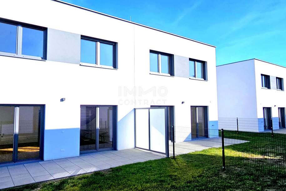 Wohnen in familiärer Anlage - Moderne, ruhige Doppelhaushälfte in Stoob - Mietkauf, Haus-miete, 926,54,€, 7344 Oberpullendorf