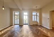 Großer BALKON mit 14,5 qm und Blick in den begrünten Innenhof! Generalsanierter 3-Zimmer-Altbau mit 2 Bädern!