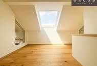 | TRAUMHAFTES PENTHOUSE | DACHGESCHOSS-MAISONETTE | 5 ZIMMER | ERSTBEZUG | LIFTZUGANG IN DIE 1. ETAGE | 2 FREIFLÄCHEN | TOP LAGE