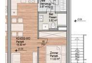 ERSTBEZUG IN GRAZ/REININGHAUSSTRASSE: Modernes Wohnen in einer hervorragenden Umgebung: 38,22 m² - 2 Zimmer im Erdgeschoß &amp; Balkon &amp; Eigengarten &amp; Kellerabteil! Gleich anfragen!