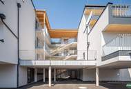 Moderne Wohnhausanlage: Westbalkon, Parkplatz optional