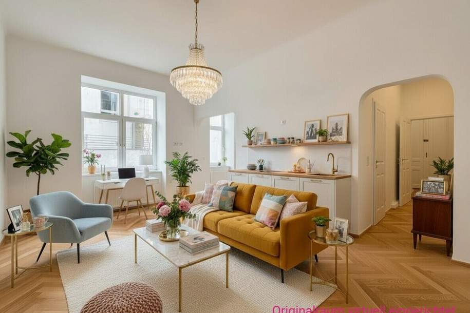 DAS ERSTE EIGENE ZUHAUSE IM STILALTBAU - FRISCH SANIERT, HELL UND RUHIG, Wohnung-kauf, 229.000,€, 1190 Wien 19., Döbling