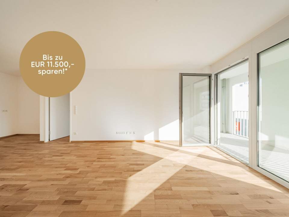 Wohnen am Puls der Stadt – Perfekt geschnittene 3-Zimmer Neubauwohnung