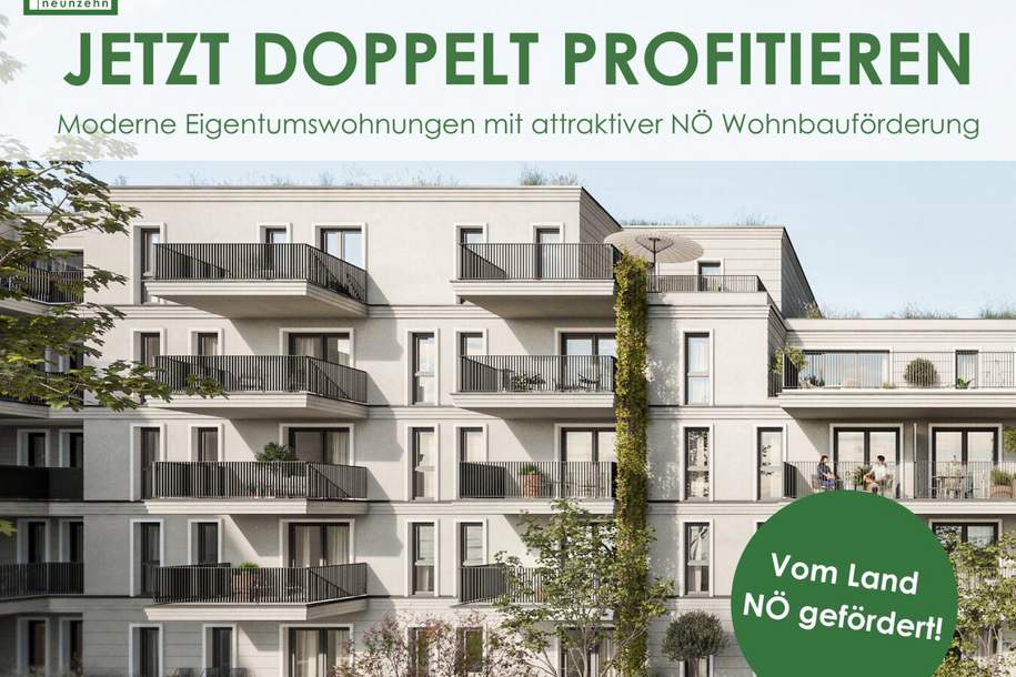 Eigentum jetzt noch leistbarer - Moderne Eigentumswohnungen im Herzen von Schwechat, Wohnung-kauf, 193.800,€, 2320 Bruck an der Leitha