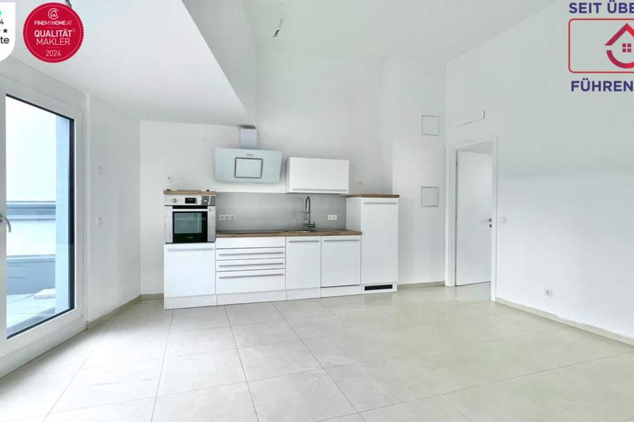 2-Zimmer-Dachgeschosswohnung mit 46m² Terrasse., Wohnung-kauf, 240.000,€, 1230 Wien 23., Liesing