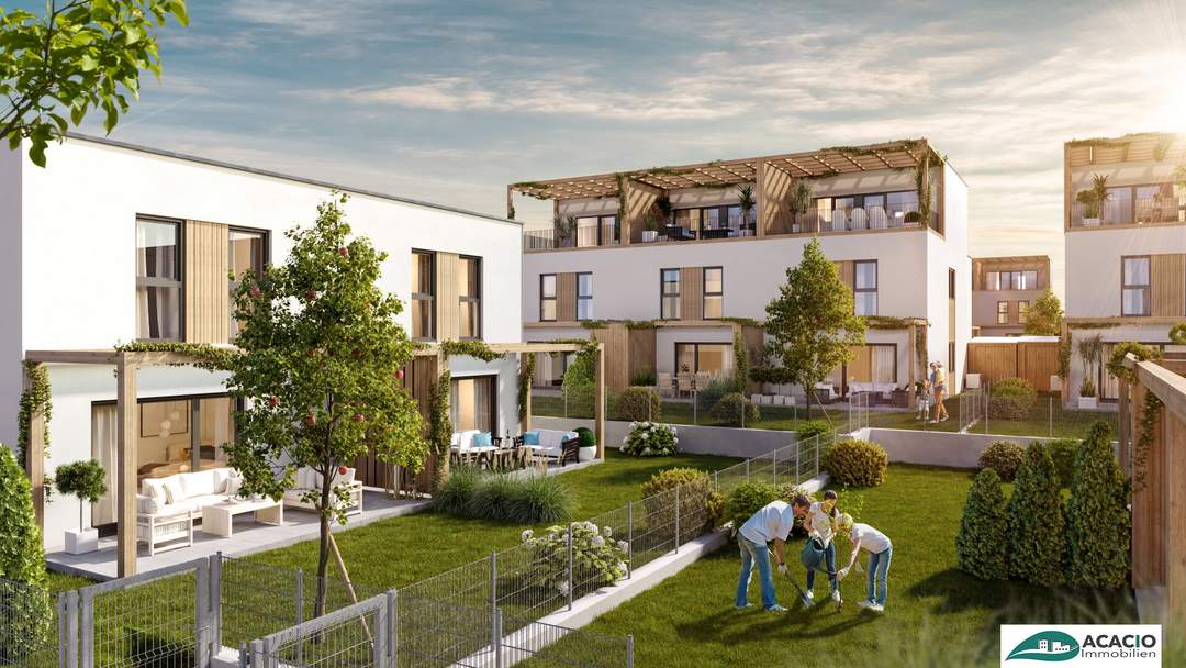 hochwertiges Reihenhaus inklusive Parkplatz - provisionsfrei, belagsfertig, in Krems-Gneixendorf