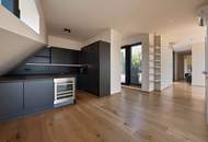 TRAUMBLICK und kuschliger KAMIN! Dachgeschoß-Maisonette mit 3 Terrassen! Garagenkauf im Haus möglich