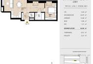 Charmante 2-Zimmer Dachgeschosswohnung inkl. Einbauküche und Terrasse!