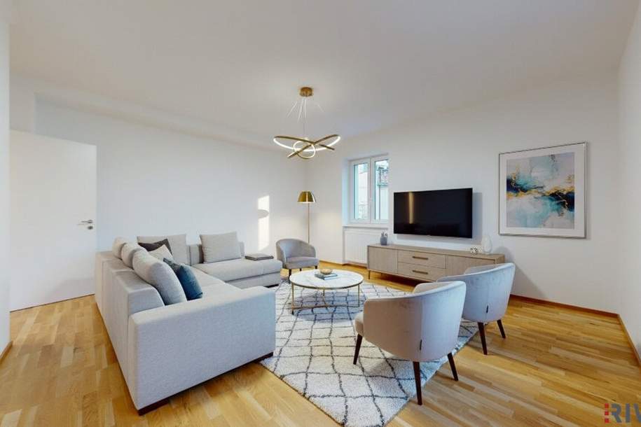 ERSTBEZUG nach SanierungI ca. 86m² WNFL I Tischler Küche mit Siemens Geräten I Nahe Schönbrunner Schlosspark I Ruhelage, Wohnung-kauf, 499.000,€, 1130 Wien 13., Hietzing