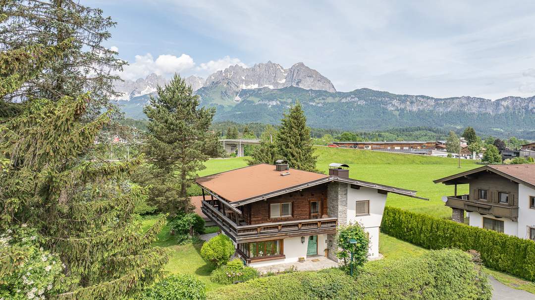 Tirolerhaus mit Kaiserblick in unverbaubarer Toplage