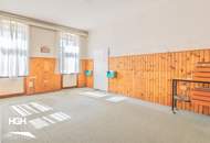 2325 Himberg Großes Grundstück mit heller beheizter HALLE, Außenfläche und bestandsfreiem Mehrparteienhaus mitten in Himberg