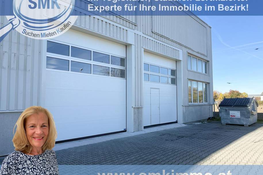 PEFEKTE HALLE - GETEILT!, Gewerbeobjekt-miete, 2.500,00,€, 2100 Korneuburg