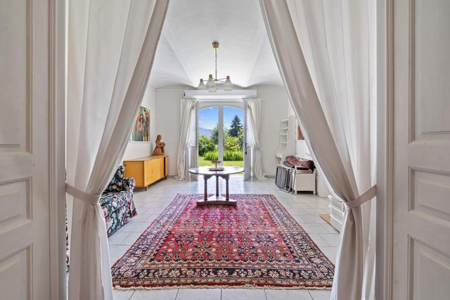 Elegante Villa mit Wörthersee-Blick. Elegant art nouveau villa with a view of Lake Wörthersee., Haus-kauf, 8.550.000,€, 9201 Klagenfurt Land