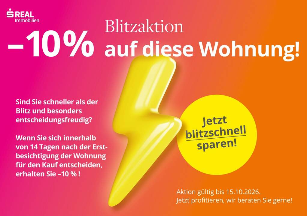 3-Zimmer-Wohnung Nähe Zentrum