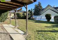 "ab 2026 die Badesaison genießen" Pachtgrund mit Bungalow mit großem Garten und Pool in der Feriensiedlung beim Badeteich Steinbrunn