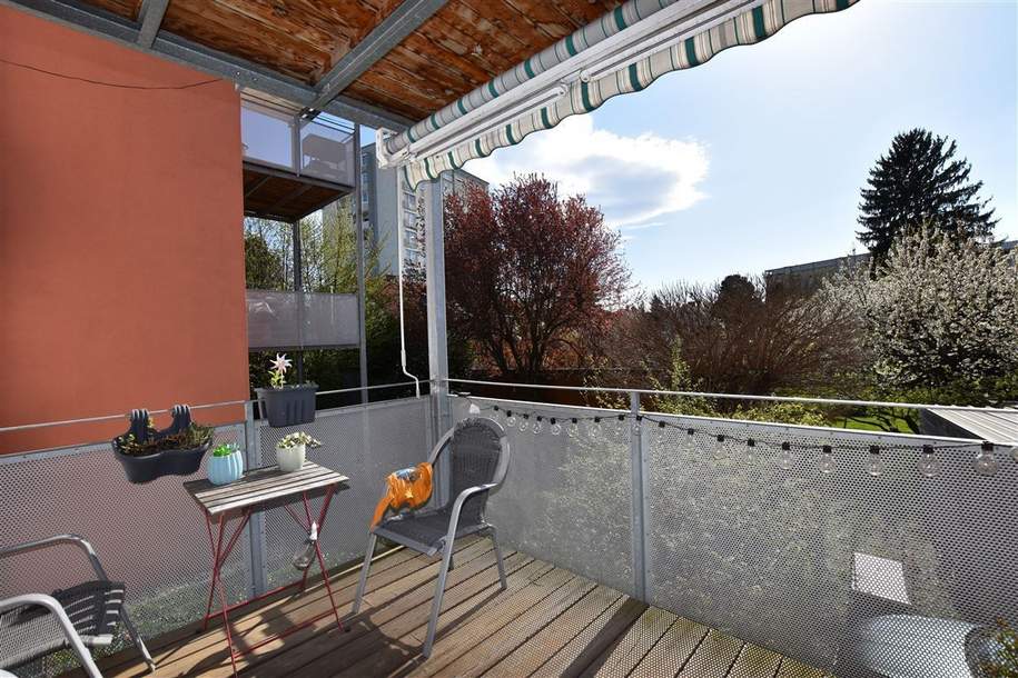 Wohnen beim Stadion Liebenau mit perfekter Anbindung und ruhigem Sonnenbalkon, Wohnung-miete, 1.142,02,€, 8020 Graz(Stadt)