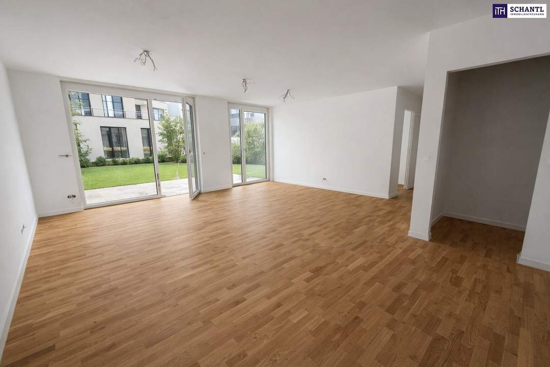 Moderne Gartenwohnung im Erstbezug – 4 Zimmer, ca. 110 m² Wohnfläche &amp; großzügiger Eigengarten!