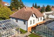 Gärtnerei nahe Tulln &amp; Wien: Betriebsimmobilie mit Glashäusern, Außenflächen, Lagerhalle und Wohnhaus