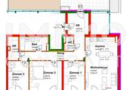 114,89qm 4ZI- PENTHOUSE 26,95qm Terrassen, 78qm Gründach, 28,01qm Balkon