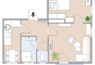 Helle 2,5-Zimmer Wohnung mit überdachtem Balkon