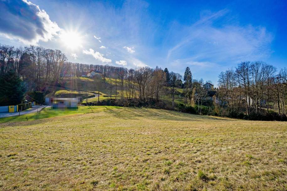 RARITÄT! Traumhaftes Baugrundstück mit Pachtmöglichkeit von angrenzendem Grünland, Grund und Boden-kauf, 290.000,€, 3021 Sankt Pölten(Land)