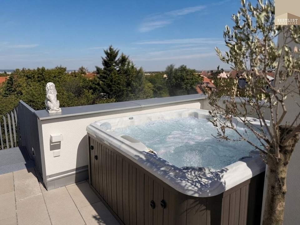 Neubau-Dachterrassen Penthouseflair mit 72 m² privaten Freiflächen, Whirlpool &amp; Fernblick