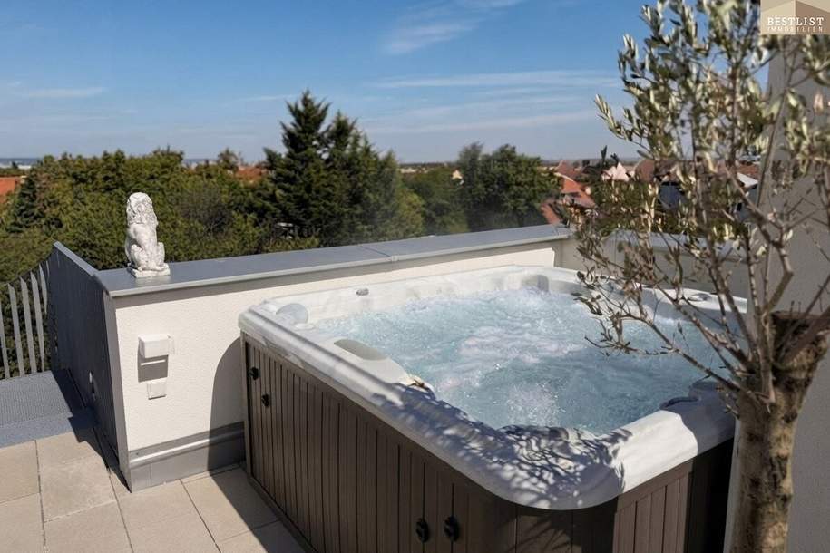 Neubau-Dachterrassen Penthouseflair mit 72 m² privaten Freiflächen, Whirlpool &amp; Fernblick, Wohnung-kauf, 499.000,€, 2340 Mödling