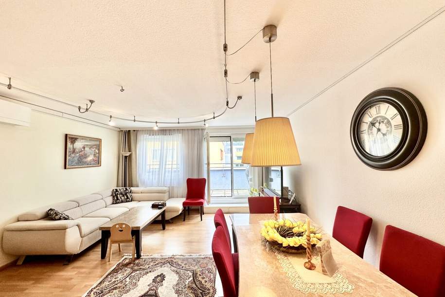 Traumhafte Dachgeschoss-Maisonette mit Schwimmbad und Terrasse mit exklusivem Poolblick + Garagenplatz + Neubau-Anlage mit eigenem Pool und Spielplatz, Wohnung-kauf, 599.000,€, 1110 Wien 11., Simmering