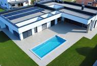 Exklusiver Wohntraum – Neubau-Bungalow mit Pool & Doppelgarage - Erstbezug