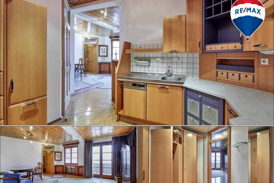 Stilvolle 3-Zimmer-Wohnung mit Balkon in zentraler Lage, Wohnung-miete, 823,90,€, 4210 Urfahr-Umgebung