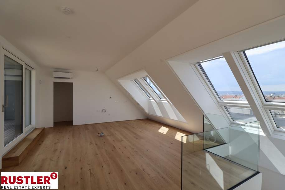 Wohnen über den Dächern Wiens Exklusive Dachgeschosswohnungen mit traumhaften Freiflächen, Wohnung-kauf, 1.032.000,€, 1100 Wien 10., Favoriten