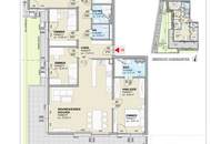 URBAN ROOTS am Kreuzbergl – Luxusdomizil: 5-Zimmer-Gartenwohnung mit Masterbedroom und zwei weiteren Bädern – mit eindrucksvoller Fernsicht!