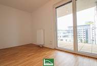 Modernes Wohnen in der Seestadt mit 45m² Balkon und sonniger Wohnküche! Direkt am See und Seepark!